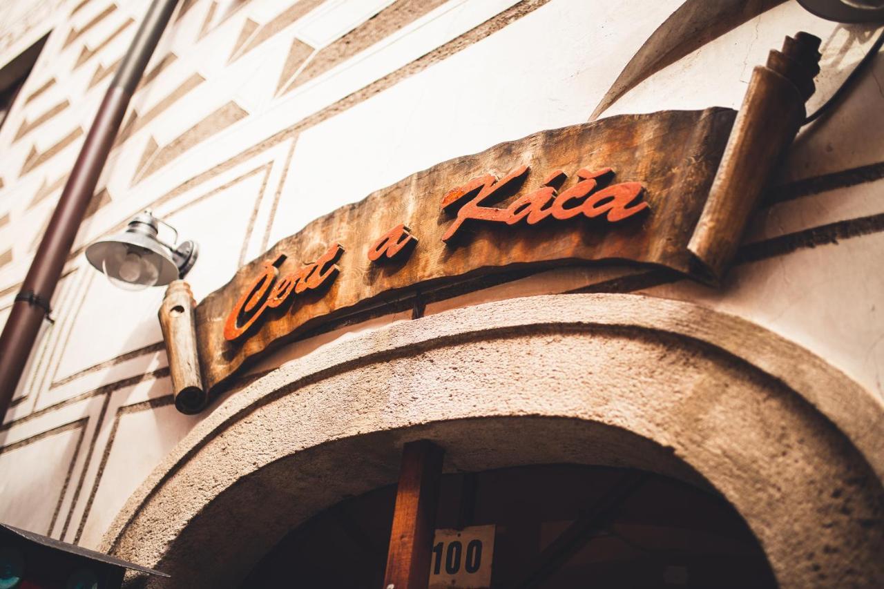 Pension Cert a Kaca Cesky Krumlov Bagian luar foto