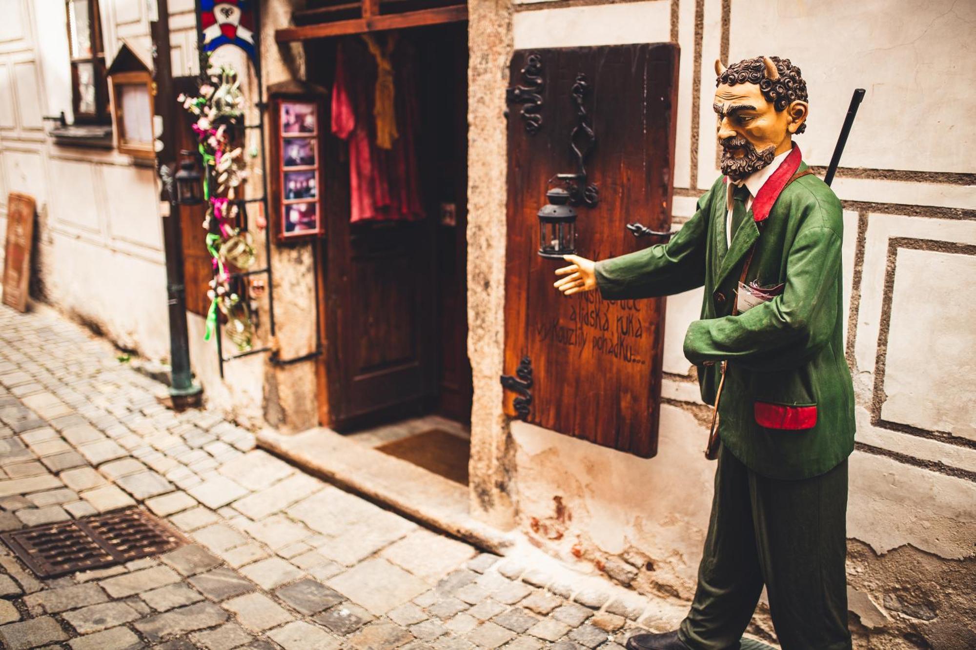 Pension Cert a Kaca Cesky Krumlov Bagian luar foto